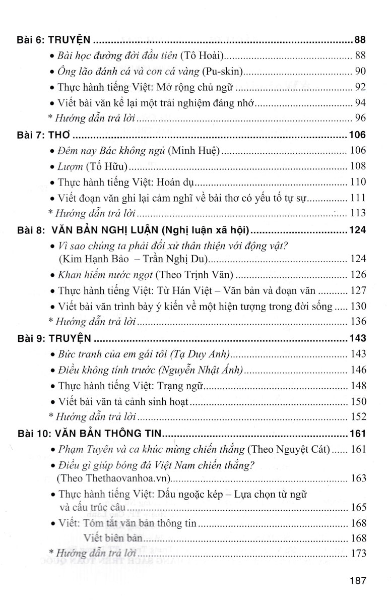 PHÁT TRIỂN KĨ NĂNG ĐỌC HIỂU VÀ VIẾT VĂN BẢN THEO THỂ LOẠI NGỮ VĂN LỚP 6 (Bám sát SGK Cánh Diều)